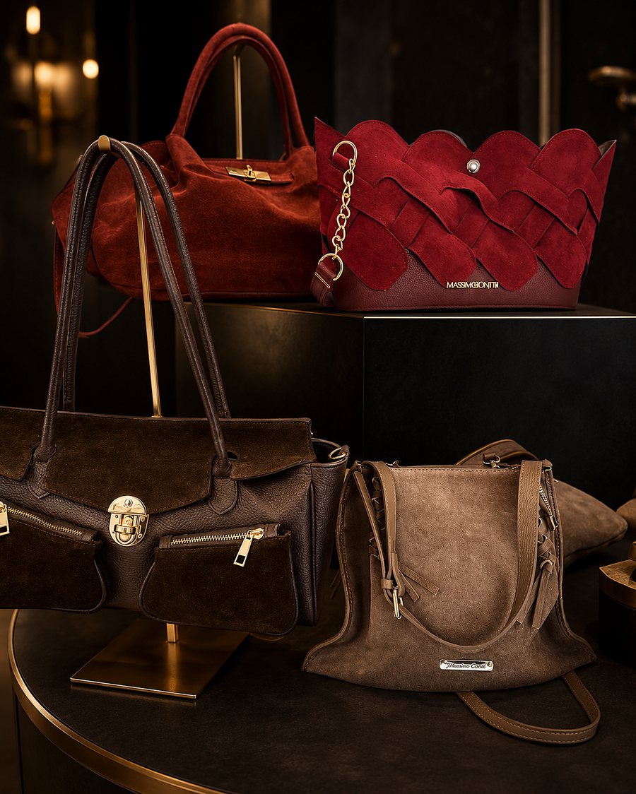 Auswahl italienischer und handgefertigter Handtaschen
